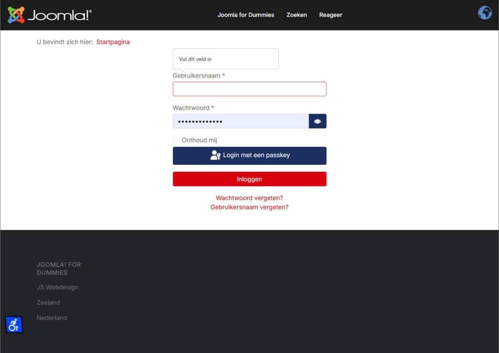 Site Inloggen